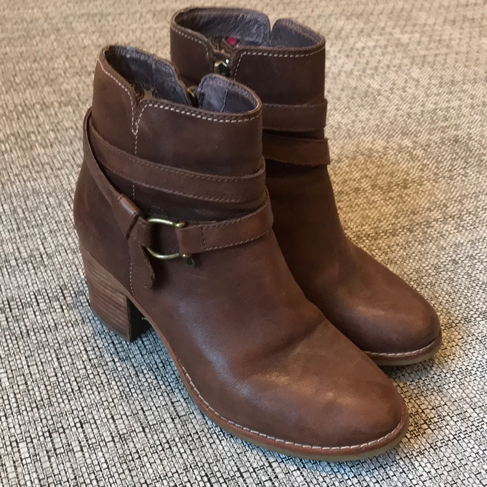 Sperry Topsiders Brown Leather Boots